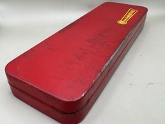 Vintage Outers Gunslick Rifle Gun Kit #477 30 Cal Red Metal Box, Made In USA VGC