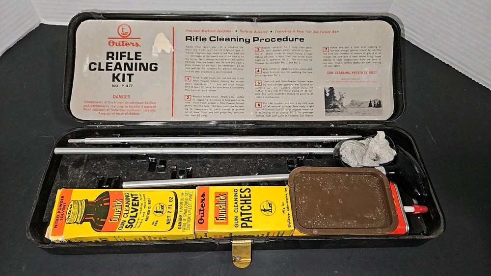 Outers Gunslick Rifle Gun Cleaning Kit No 477