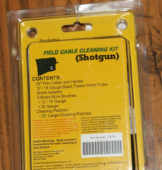 Remington SHOTGUN 39″ Flex Field Cable Cleaning Kit W/Black Nylon Case 17574