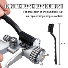 Spray Gun Cleaning Kit, MultiPurpose Spray Gun Cleaner Brush, Air Paint Airbr…