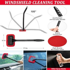 Car Wash Cleaning Kit with Foam Gun Sprayer Detailing Brushes Windshield 16Pcs