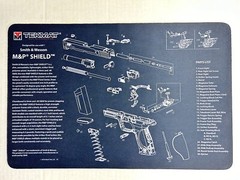 New TEKMAT S&W M&P Shield Semi-Auto Pistol 17” Cleaning Mat TEK-17-SW-MP-SHIELD