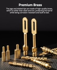 Universal Gun Cleaning Kit for Rifles, Shotguns and Pistols with Accessories