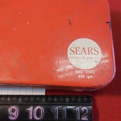 Vintage Sears Shotgun Cleaning Kit 410 ga NO. 2142