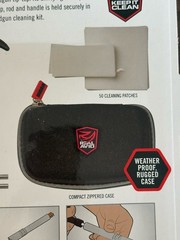 Real Avid Gun Boss Handgun Cleaning Kit .22-.45 Cal With Case