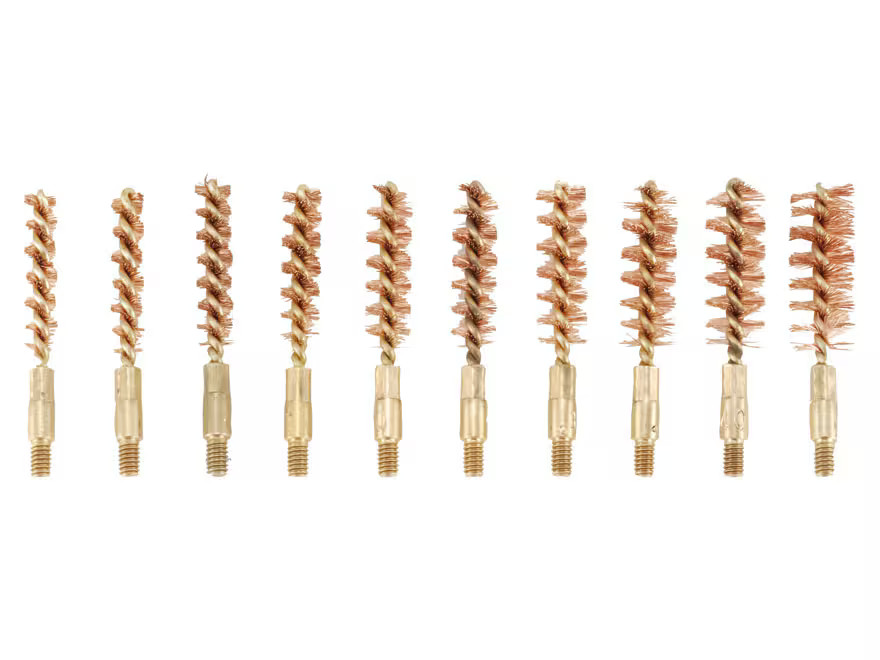 Otis Rifle/Pistol Bore Brush 10-Brush Set Bronze