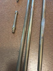 Vintage Marbles stainless steel Jointed Rifle Cleaning Rod #9728 28 Cal + USA