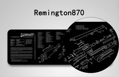 870 Shotgun Cleaning Mat – Cushioned – Roll Up Non Slip – Non Marring Bench Mat