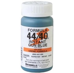 Brownells Formula 44/40 Instant Gun Blue Creme for Steel, Cold Bluing 4oz