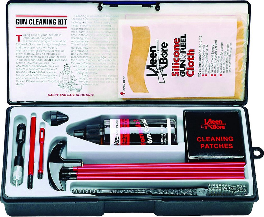 Kleen-Bore Classic Gun Cleaning Kit for Handguns/Rifles/Shotguns – SAF300