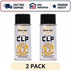 (2 Pack) Break Free CLP2100 Cleaning Lubricant Aerosol Spray, No Residue, 4 oz