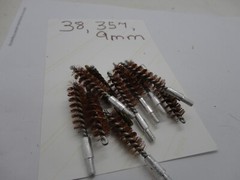 .38/357/380/9mm phosphor/bronze cleaning brush quantity ten (10)