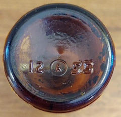 Vintage Hoppe’s Nitro Powder Solvent No.9 Bottle Glass w/ Original Box Papers