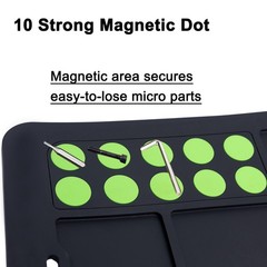 Gun Cleaning Mat with Magnetic Surface,Anti-Slip Rubberized Workbench Mat 36 x12