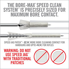 Bore-Max Speed Jags & Patches Multi-Cal Pack – Set of 10 Jags for .22-.243Cal 6M