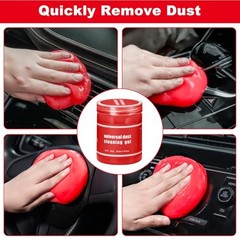 Windshield Cleaner Tool, 17Pcs Car Interior Cleaning Kit, Car Detailing Kit Red