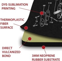 TekMat Beretta 92 Premium Gun Cleaning Mat 11″x17″