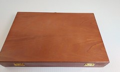 Winchester Universal 30 Piece Gun Rifle Cleaning Kit In Wood Case