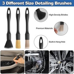 Windshield Cleaner Tool, 14Pcs Car Cleaning Kit – Car Interior Detailing Kit