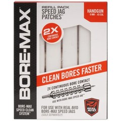 Real Avid Bore-Max Speed Jag Patches Refill Pack Handgun 9mm-.45cal