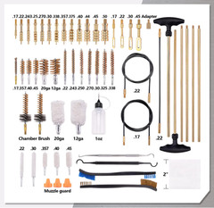 Gun Cleaning Kit Universal for Rifle Pistol Shotgun All Calibers