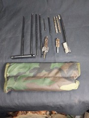Universal Gun Cleaning Kit Rifle Handgun Cleaning Rod Brush Set
