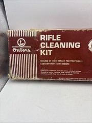 VINTAGE Outers Gunslick Rifle Cleaning Kit No. 477 Original Black Case .22 USA