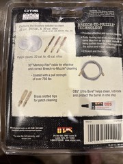 Otis Rifle Breech To Muzzle Cleaning Kit .22 to .45 Cal Brush/Patch Cleaning NEW