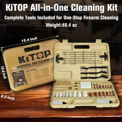 59PCS Universal Cleaning Kit for Rifle Pistol Shotgun Gun Cleaner All Caliber
