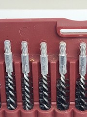 Tipton Gun Cleaning Supplies Bore Brush Set 13-Piece Rifle New TR