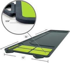 Rifle Shotgun Cleaning Maintenance Mat, Anti-Slip Magnetic, Grey 36 x 10