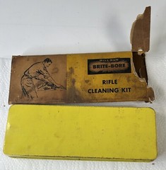 Mill Run BRITE-BORE Rifle Gun Cleaning Kit Metal Box 25BU Rifle & Pistol .22 Cal