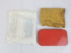 Vtg Sears Silicote Siliconized Cloth Tin Hoppe’s Rag Shop Towel Gun And Reel