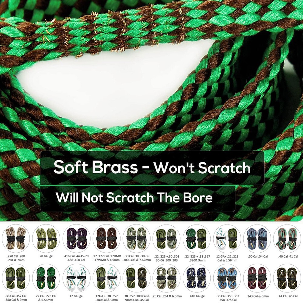 Gun Cleaning Tool Kit Bore Ropes – 100% Quality Assurance – EZshoot Bore Cleaner