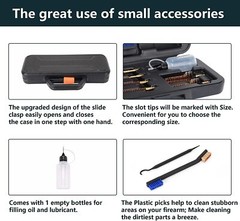 Elite Version for 5.56 Cleaning Kit .22 Rifle Gun Cleaning Kit with Bore Chamber