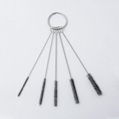 17PC Paint Spray Gun Rifle Pistol Air Brush Passage Cleaning Bristle Needle Kit