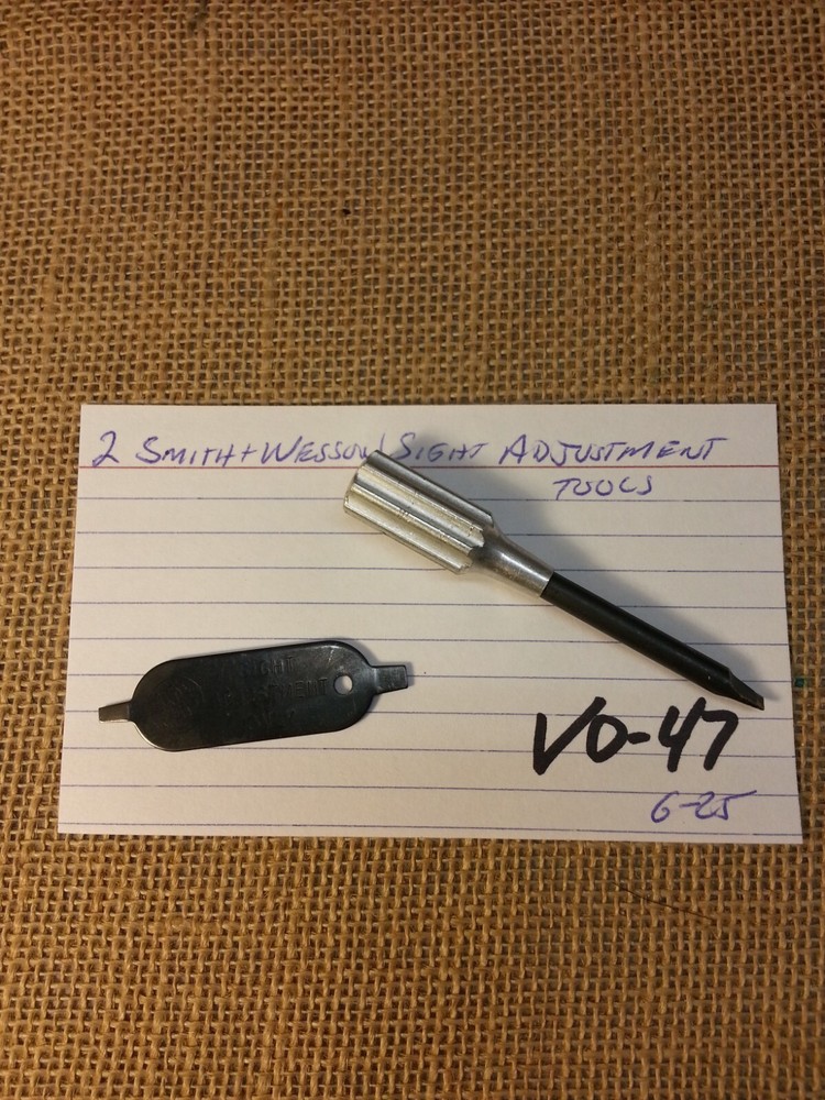 2 Vintage Smith & Wesson Sight Adjustment Tools Screwdriver #1