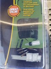 New Remington Field Rod Cleaning Kit Case Patches Brushe .22 .223 .243 .270 .30