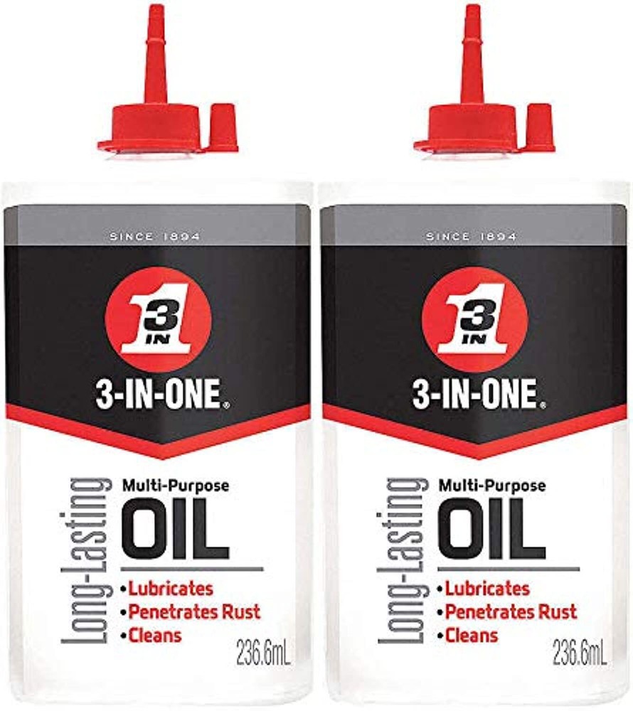 3-in-1 Multi Purpose Lubricant Oil with Drip Applicator 8 Oz Cleaner and Sili…