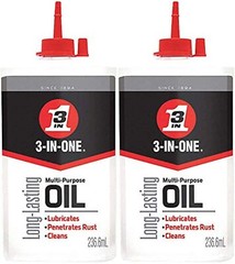 3-in-1 Multi Purpose Lubricant Oil with Drip Applicator 8 Oz Cleaner and Sili…