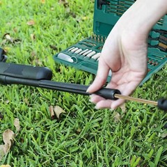 163pcs Gun Cleaning Kit Universal Rifle Pistol Shotgun Handgun Firearm with Case