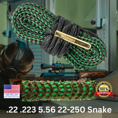 .223 5.56 .22 22-250 .22 Mag Barrel Cleaning Snake Get Your Bore Clean Fast