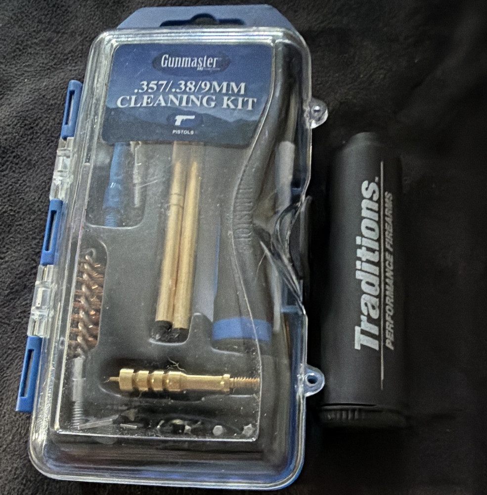 Gunmaster Deep Cleaning Kit w/ Case for .357/.38/9mm, Bore Brush & Mop
