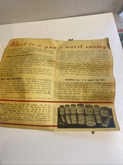 VTG Hoppes No. 9 Gun Bore Nitro Cleaning Solvent ORIGINAL BOX Instruction + Tin