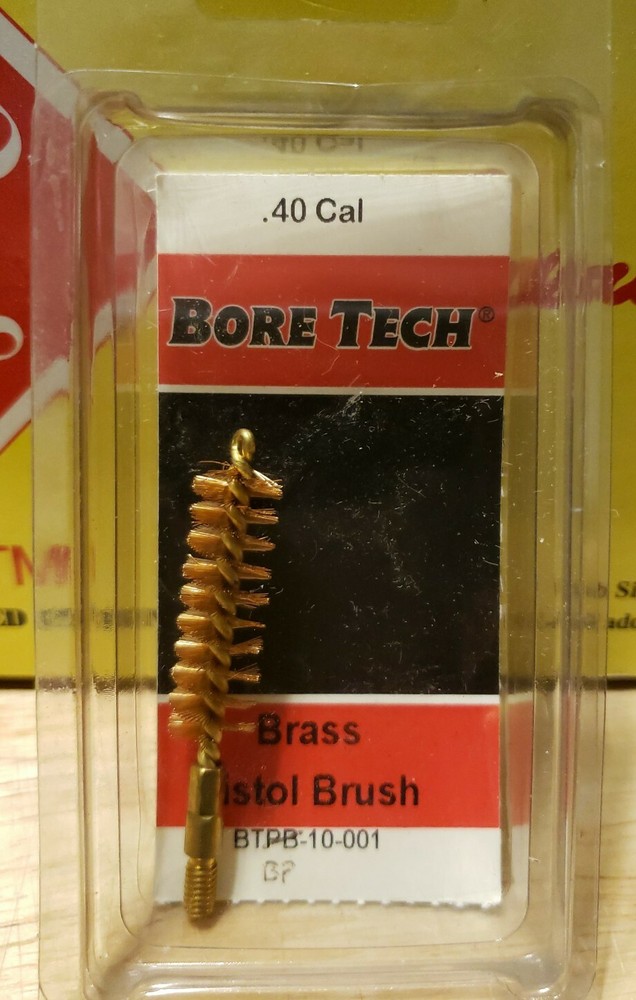 Bore Tech Brass Pistol Brush .40 Cal S&W .41 Cal Magnum #BTBP-10-001