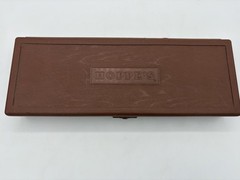 Vintage Hoppe’s Gun Cleaning Kit in a Brown Case Collectable