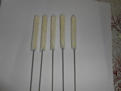 HIGHTBRUSH 35180 1/2” X 8” COTTON TWISTED TUBE SPIRAL STRAW BRUSH 5 PACK