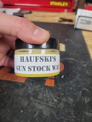 Haufski’s Gun Stock Wax “Gunny Paste” Wood Wax