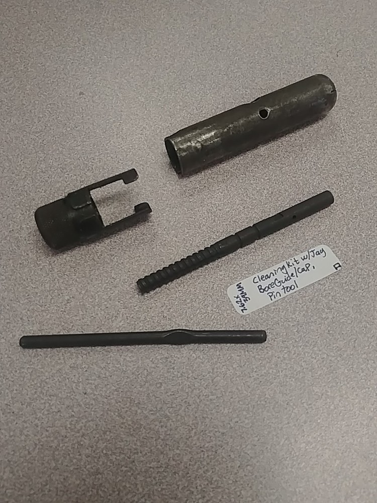 Cleaning Kit Container, Bore Guide, Jag, And Pin Tool For 7.62x39mm Rifles