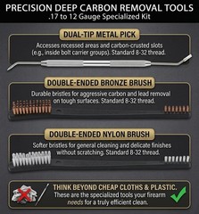 Universal Cleaning Kit for Handgun, , Shotgun, Fits All Calibers .12Ga 20Ga ….